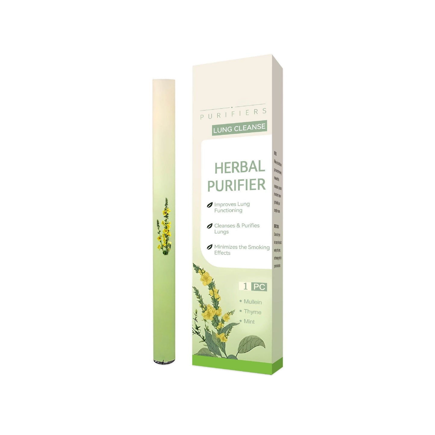 🌿Breathe Skavix™Mullein Relaxation Stick🌿 – Soothes Lungs, Detoxifies, Freshens Breath