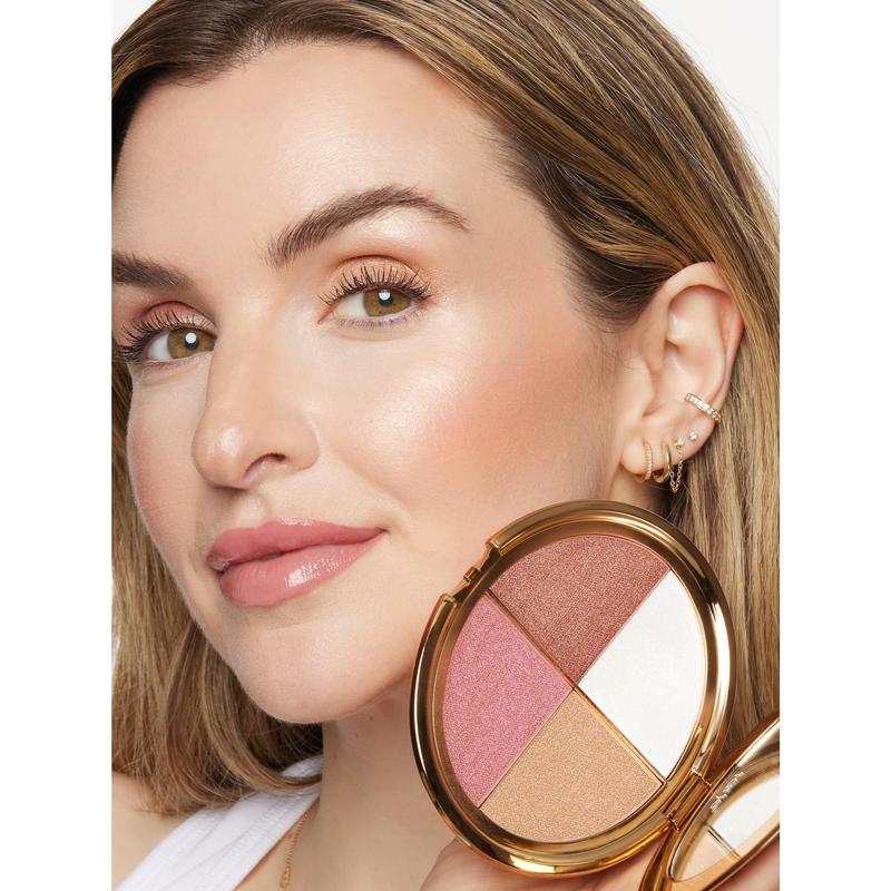 😍Last 3 hours 60% off⏰eye & cheek palette - eyeshadow and highlighter makeup (with Detachable Brush)