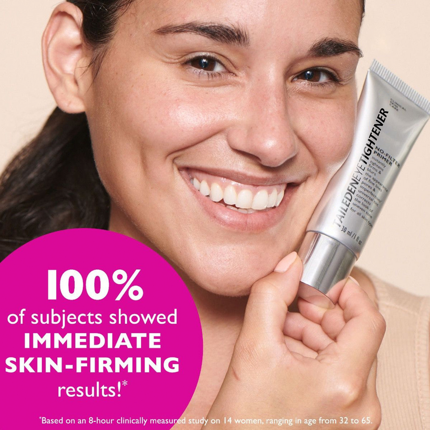 ✨ Last Day Discount: 79% OFF 🌸No-Filter Firming Primer, Tighten, Firm and Blur Skin for Flawless Makeup Application, Reduce Appearance of Fine Lines