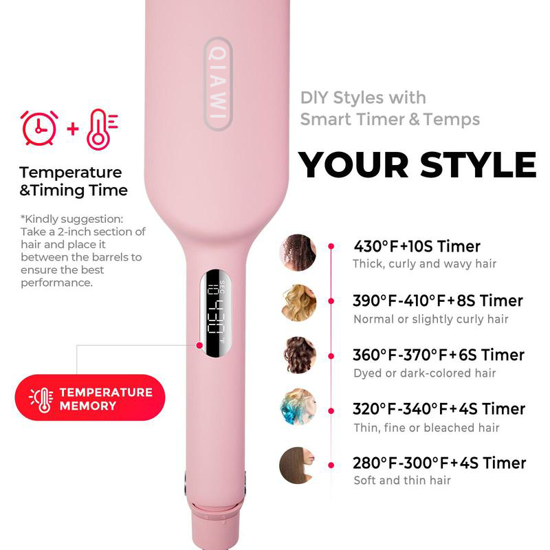 QIAWI™⭐⭐Final 4 Hours: 64% OFF COMPACT Hair Waver Crimper