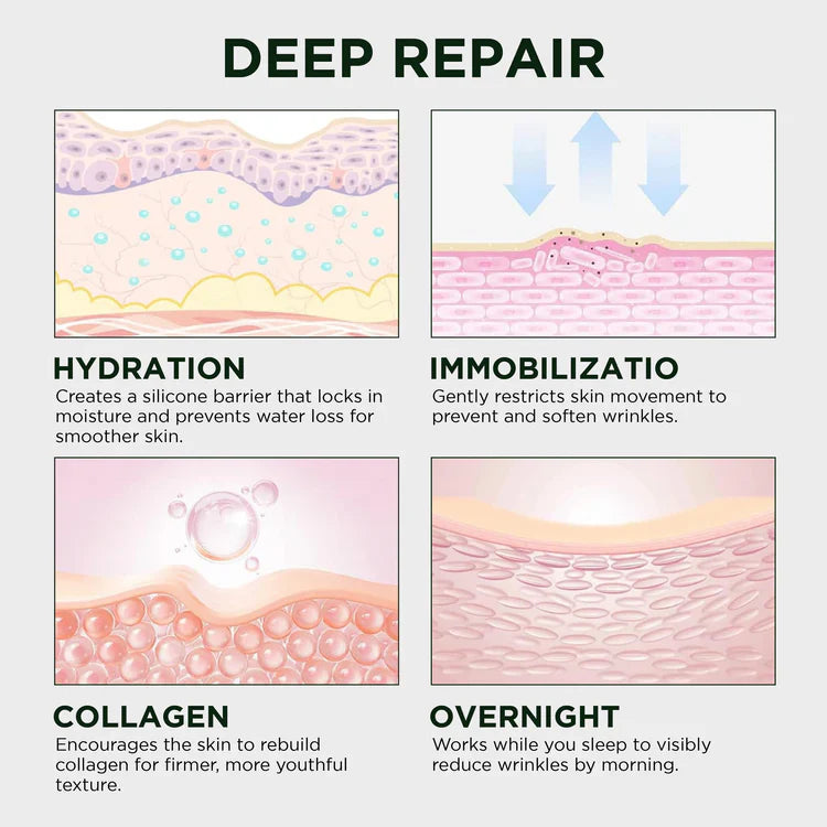 🌿Dual Action Real Deep Collagen Sheets for both wrinkle smoothing and new or old scar fading