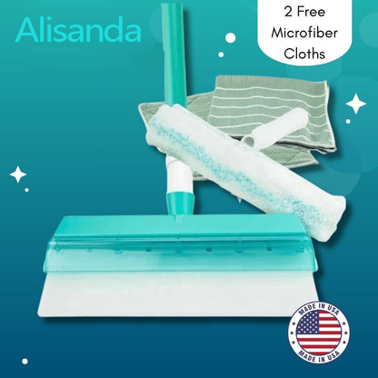🔥 Whoa! Streak-Free Magic Window Squeegee (Eco-Friendly Silicone Kit!) - Quick & Easy!