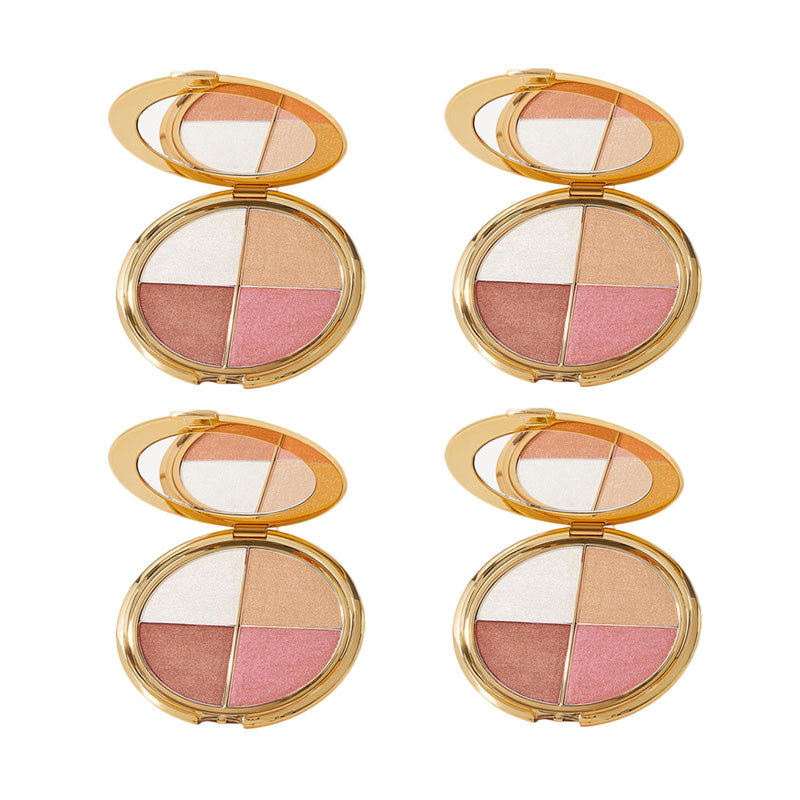 😍Last 3 hours 60% off⏰eye & cheek palette - eyeshadow and highlighter makeup (with Detachable Brush)