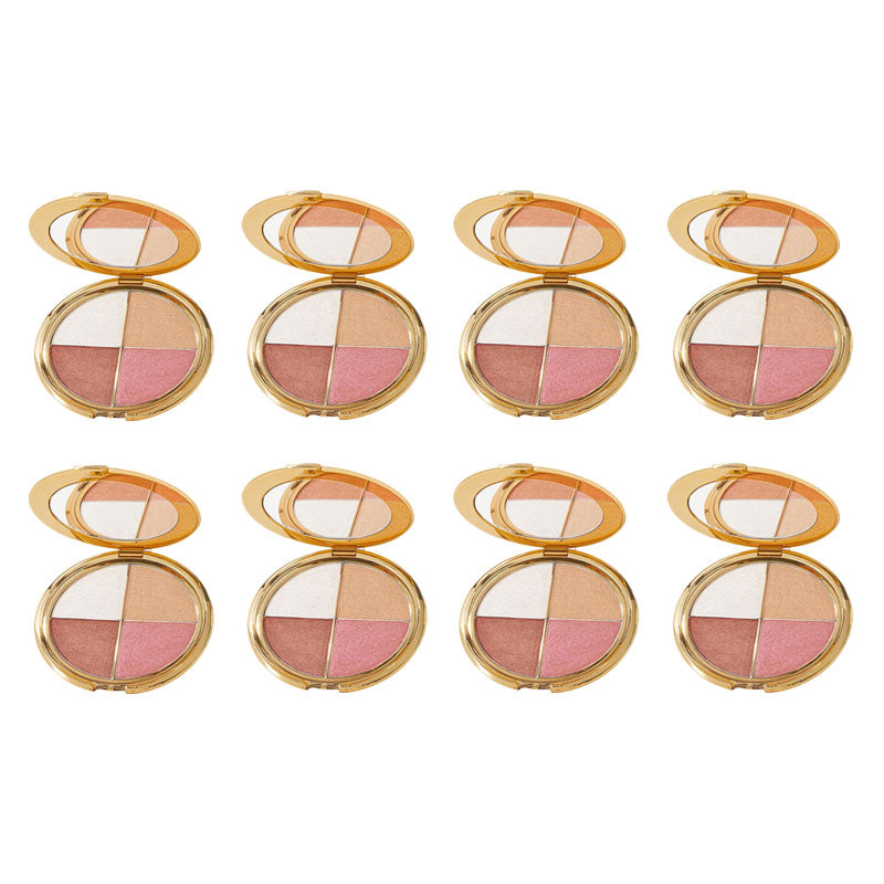 😍Last 3 hours 60% off⏰eye & cheek palette - eyeshadow and highlighter makeup (with Detachable Brush)
