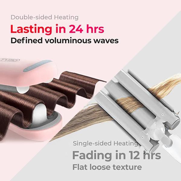 QIAWI™⭐⭐Final 4 Hours: 64% OFF COMPACT Hair Waver Crimper