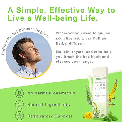 🌿Breathe Skavix™Mullein Relaxation Stick🌿 – Soothes Lungs, Detoxifies, Freshens Breath