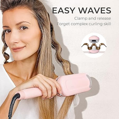QIAWI™⭐⭐Final 4 Hours: 64% OFF COMPACT Hair Waver Crimper