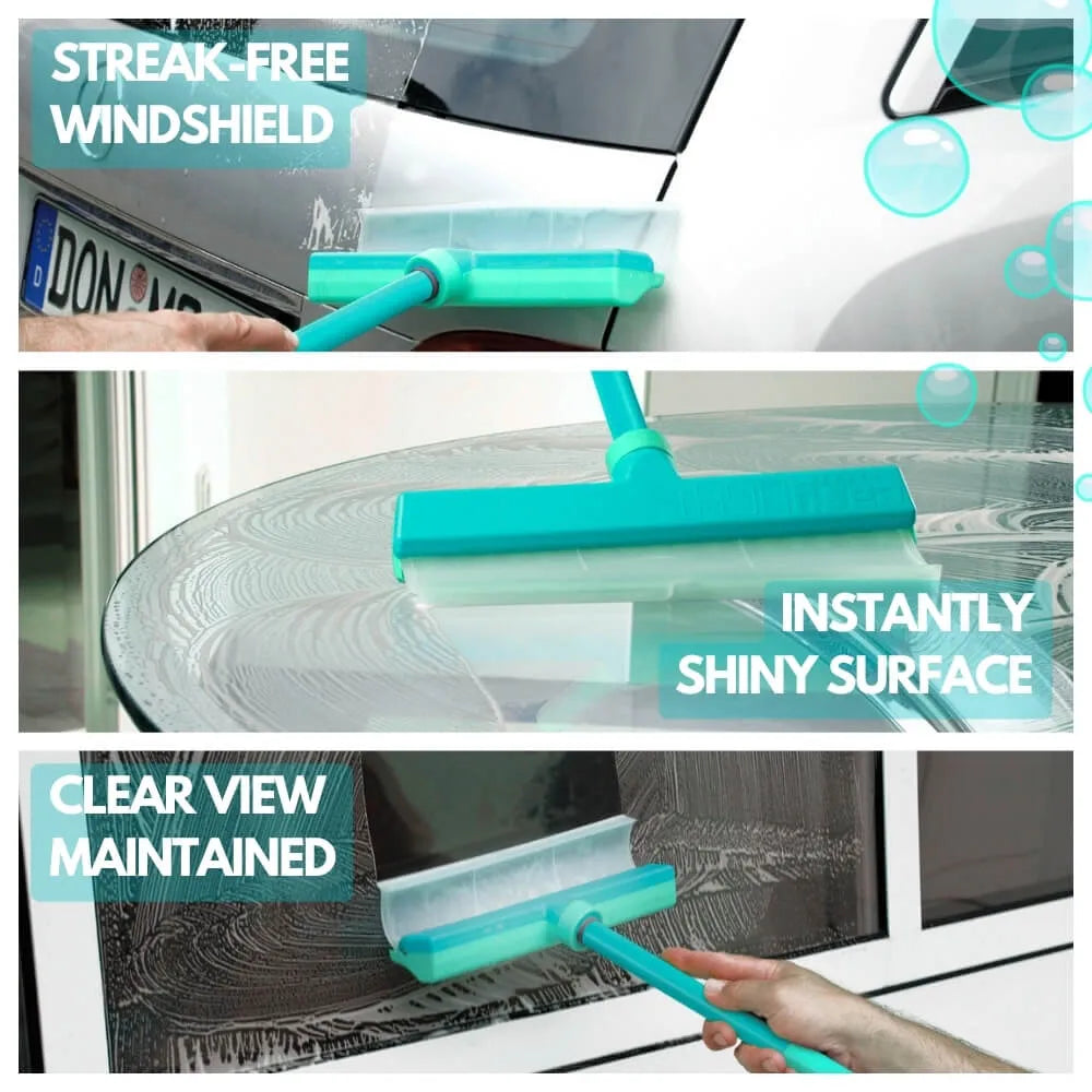 🔥 Whoa! Streak-Free Magic Window Squeegee (Eco-Friendly Silicone Kit!) - Quick & Easy!