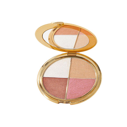 😍Last 3 hours 60% off⏰eye & cheek palette - eyeshadow and highlighter makeup (with Detachable Brush)