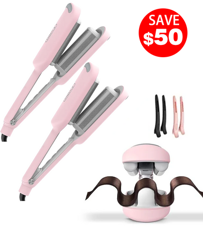 QIAWI™⭐⭐Final 4 Hours: 64% OFF COMPACT Hair Waver Crimper